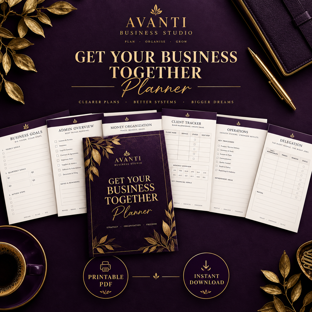 Get Your Business Together Planner