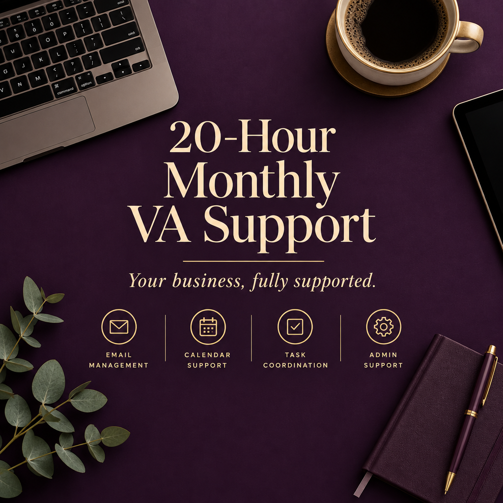 20-Hour Monthly VA Support