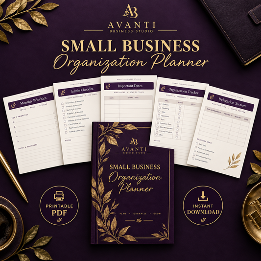Small Business Organization Planner