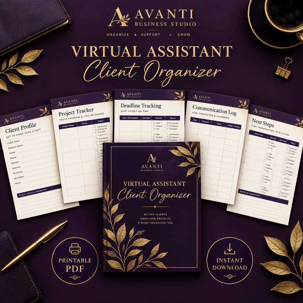 Virtual Assistant Client Organizer